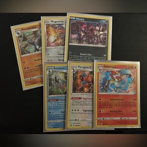 6 RARE holographic Pokémon cards 2020-2022